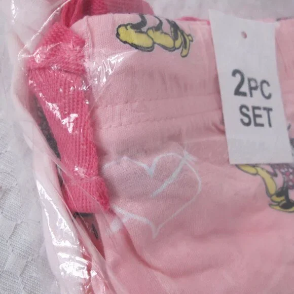 NEW - Disney Minnie and Mickey Pajama Set - S - Picture 8 of 9